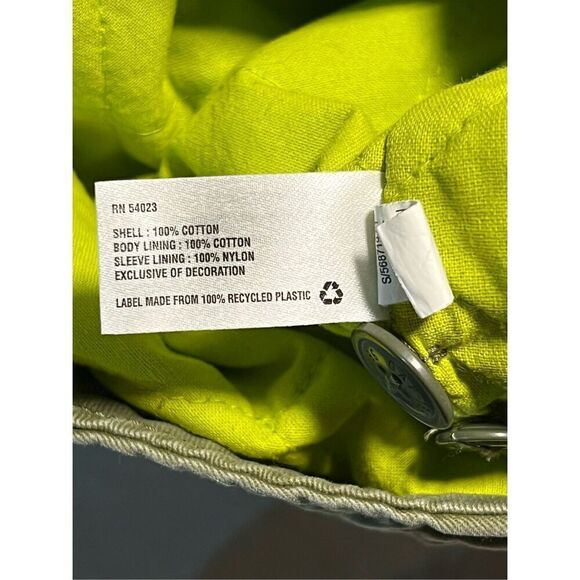 Gap Kids Boys Quilted Inside Winter Jacket Green in Color Size Medium - Picture 5 of 7